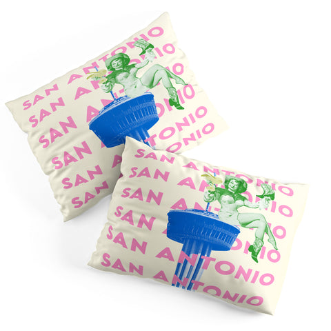 carolineellisart San Antonio Girl Pillow Shams