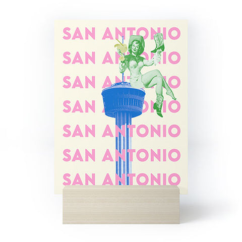 carolineellisart San Antonio Girl Mini Art Print