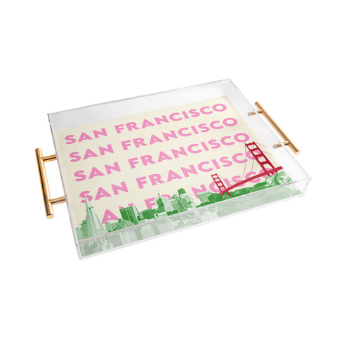 carolineellisart San Francisco I Acrylic Tray