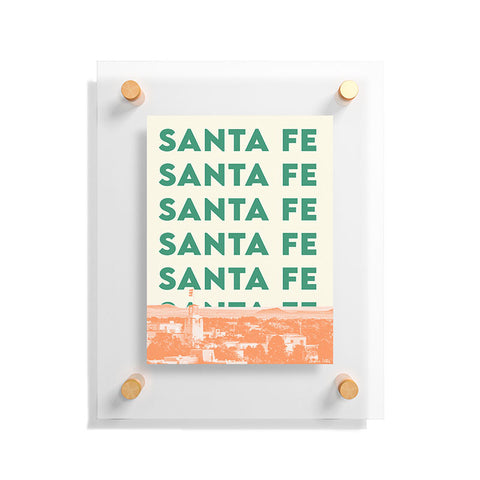 carolineellisart Santa Fe I Floating Acrylic Print