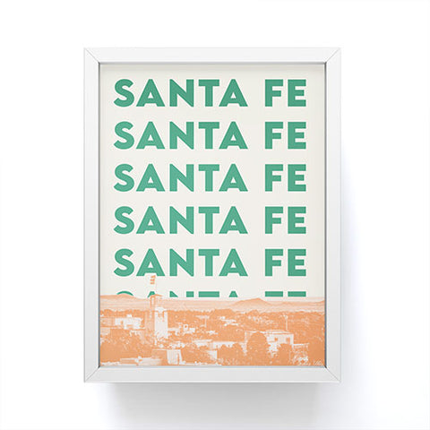 carolineellisart Santa Fe I Framed Mini Art Print