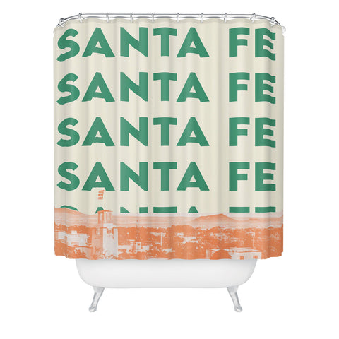 carolineellisart Santa Fe I Shower Curtain