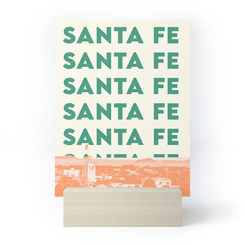 carolineellisart Santa Fe I Mini Art Print