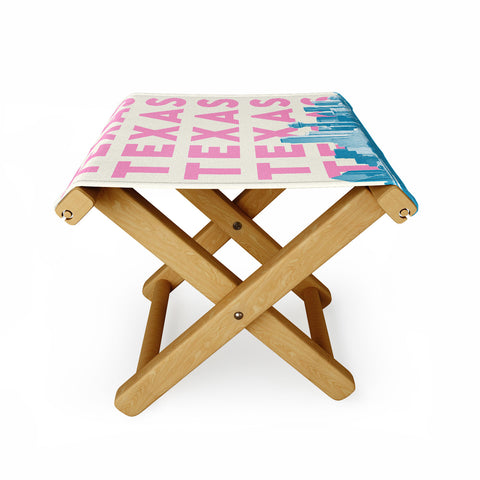 carolineellisart Texas 1 Folding Stool
