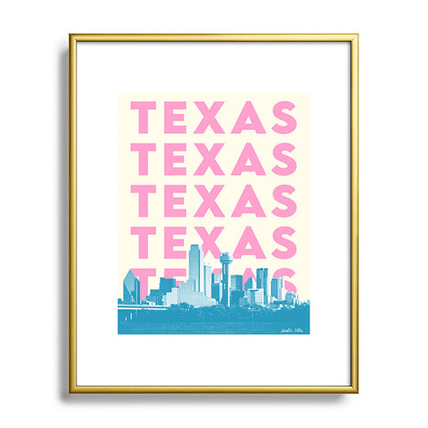 carolineellisart Texas 1 Metal Framed Art Print