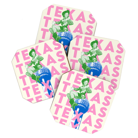 carolineellisart Texas 2 Coaster Set