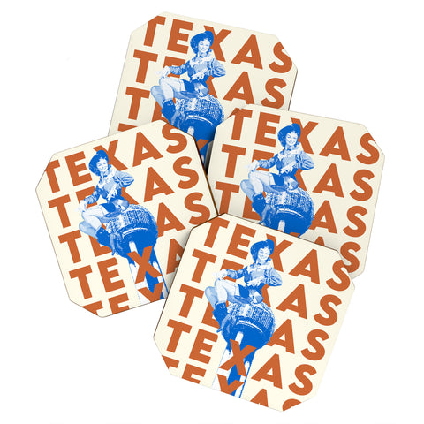 carolineellisart Texas 3 Coaster Set