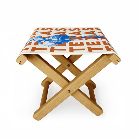 carolineellisart Texas 3 Folding Stool