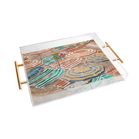carolineellisart Under My Umbrella Acrylic Tray