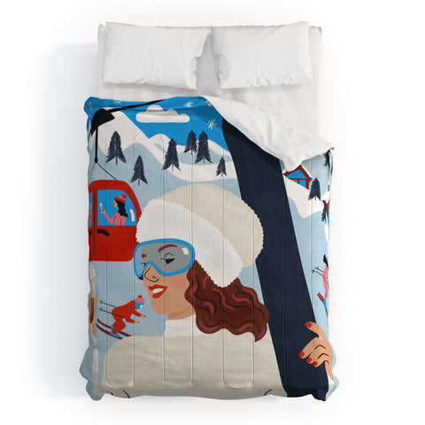 Carrie Cantwell Apres Ski Comforter