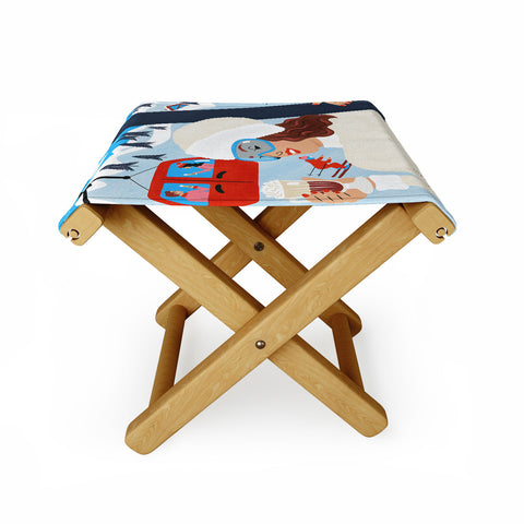 Carrie Cantwell Apres Ski Folding Stool