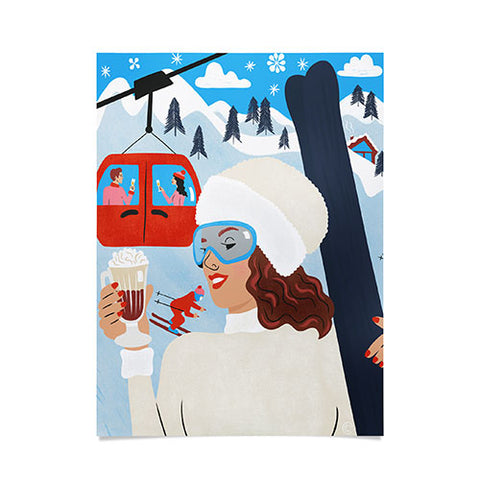 Carrie Cantwell Apres Ski Poster
