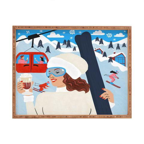 Carrie Cantwell Apres Ski Rectangular Tray
