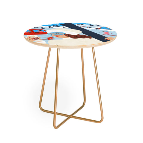 Carrie Cantwell Apres Ski Round Side Table