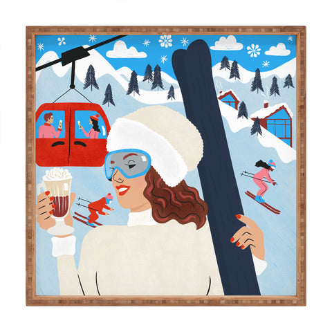 Carrie Cantwell Apres Ski Square Tray