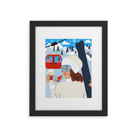Carrie Cantwell Apres Ski Framed Art Print