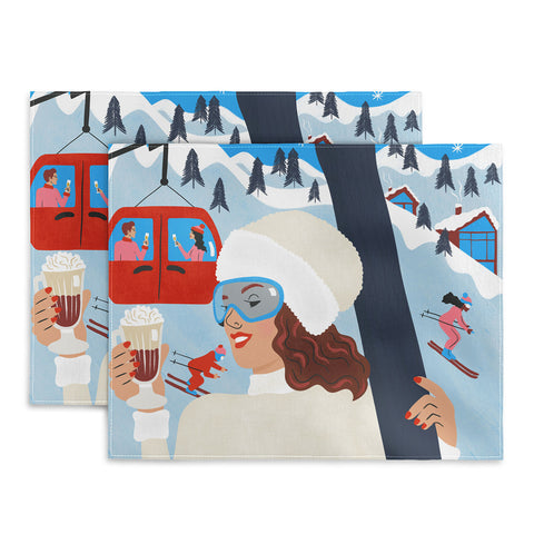 Carrie Cantwell Apres Ski Placemat