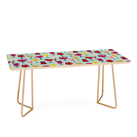 Carrie Cantwell Feline Wine Cats in Wine Glass Coffee Table