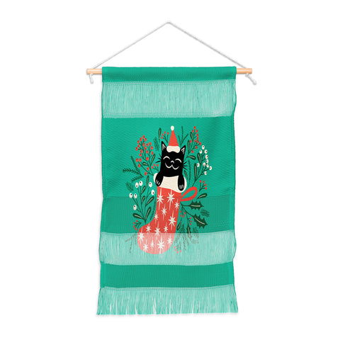 Carrie Cantwell Festive Feline Wall Hanging Portrait