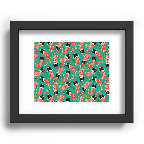 Carrie Cantwell Festive Felines Recessed Framing Rectangle