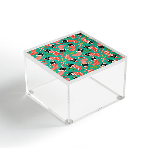 Carrie Cantwell Festive Felines Acrylic Box