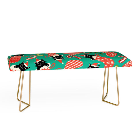 Carrie Cantwell Festive Felines Bench