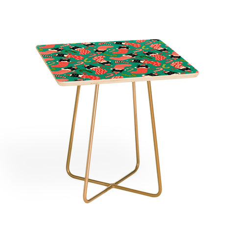 Carrie Cantwell Festive Felines Side Table
