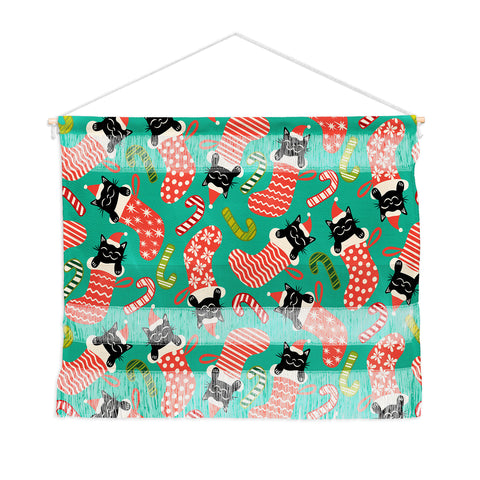 Carrie Cantwell Festive Felines Wall Hanging Landscape