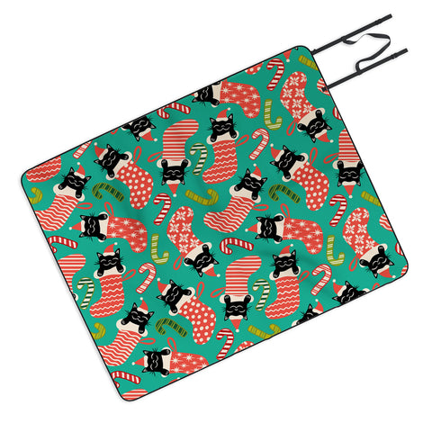 Carrie Cantwell Festive Felines Picnic Blanket