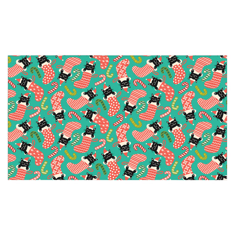 Carrie Cantwell Festive Felines Tablecloth