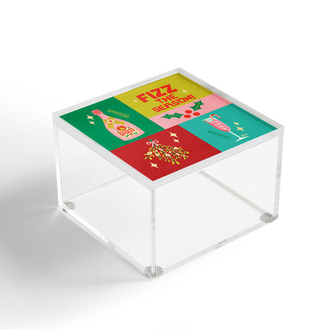Carrie Cantwell Fizz The Season Happy Holiday Acrylic Box