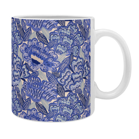 Carrie Cantwell French Country Blue Floral Coffee Mug