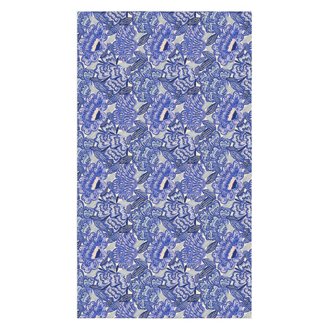 Carrie Cantwell French Country Blue Floral Tablecloth