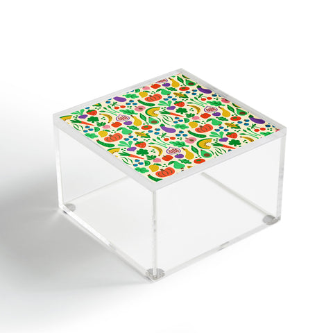 Carrie Cantwell Fruits Veggies Acrylic Box