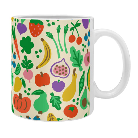 Carrie Cantwell Fruits Veggies Coffee Mug