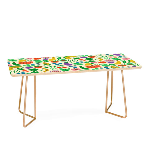 Carrie Cantwell Fruits Veggies Coffee Table