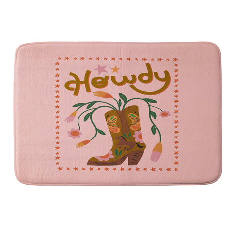 Carrie Cantwell Howdy II Memory Foam Bath Mat
