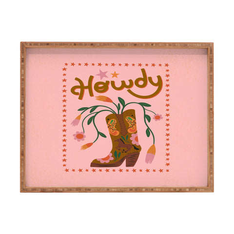 Carrie Cantwell Howdy II Rectangular Tray