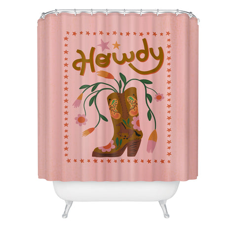 Carrie Cantwell Howdy II Shower Curtain