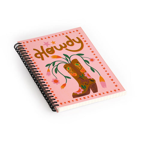 Carrie Cantwell Howdy II Spiral Notebook