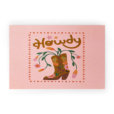 Carrie Cantwell Howdy II Welcome Mat
