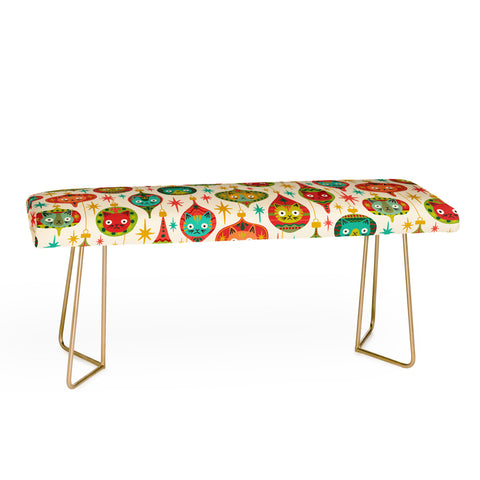 Carrie Cantwell Meowy Christmas Bench