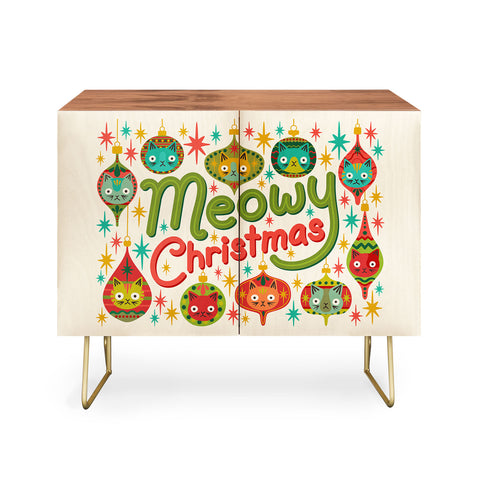 Carrie Cantwell Meowy Christmas Credenza