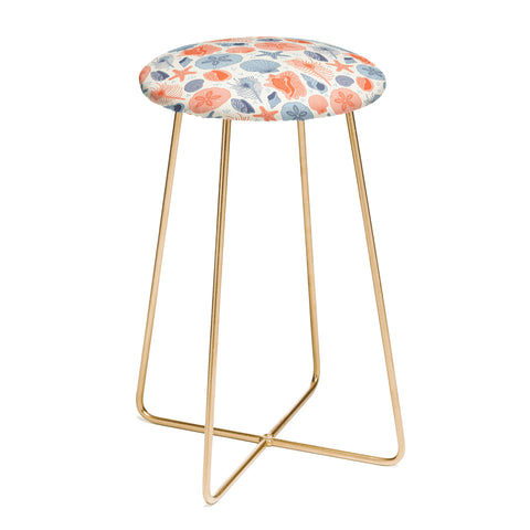 Carrie Cantwell She Sells Seashells I Counter Stool