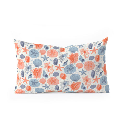 Carrie Cantwell She Sells Seashells I Oblong Throw Pillow