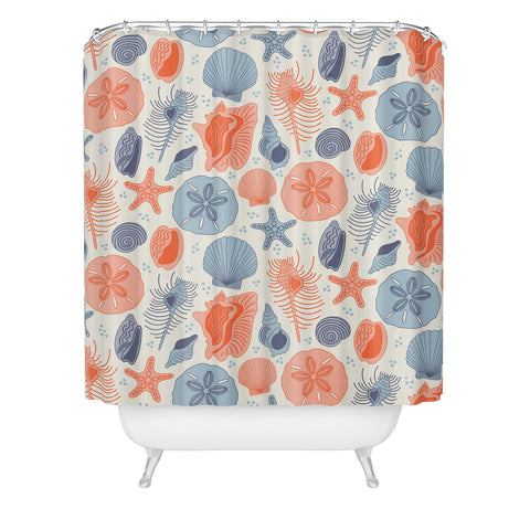 Carrie Cantwell She Sells Seashells I Shower Curtain