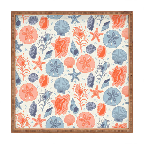 Carrie Cantwell She Sells Seashells I Square Tray