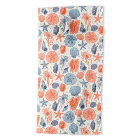 Carrie Cantwell She Sells Seashells I Beach Towel