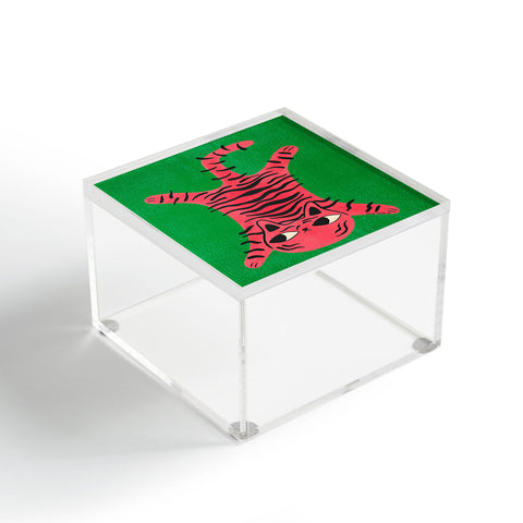 Carrie Cantwell Silly Cat Rug Acrylic Box