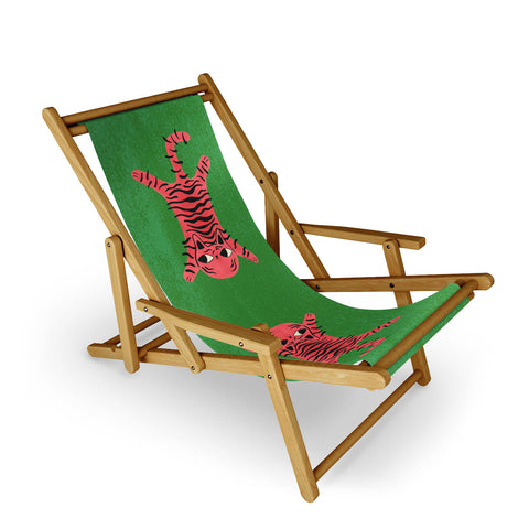 Carrie Cantwell Silly Cat Rug Sling Chair